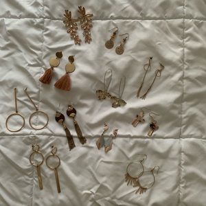 Gold Earrings Bundle